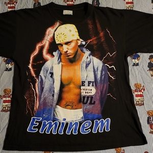 Vintage 2000s Bootleg Eminem Rap tee